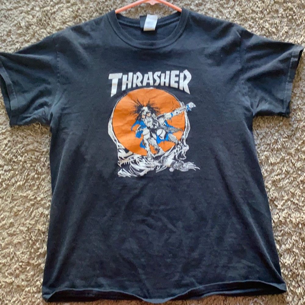 Thrasher thrifted tee